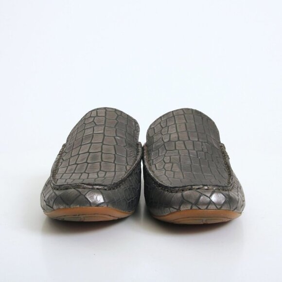 NWB Born Capricorn Croc Embossed Leather Mules - Picture 4 of 13